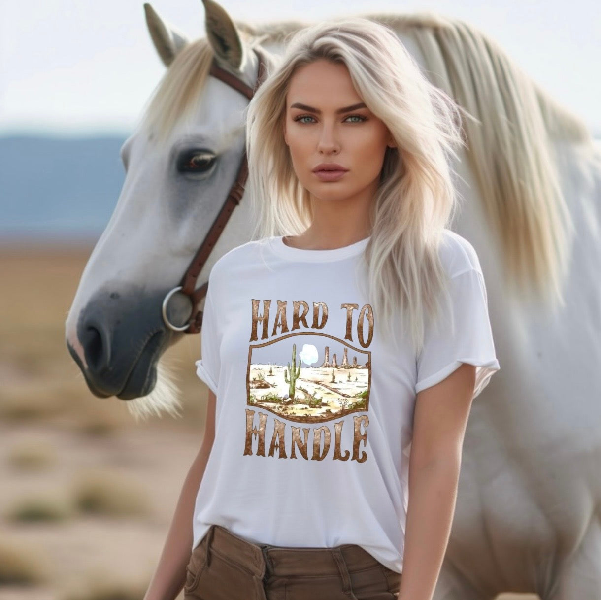 Hard to Handle Western Desert Graphic Tee