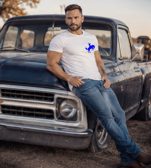 Bucking Bronco Graphic Tee- Multiple Colors Available
