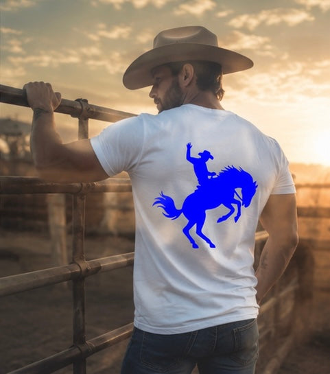 Bucking Bronco Graphic Tee- Multiple Colors Available