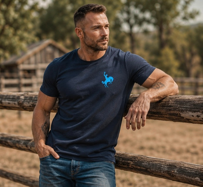 Bucking Bronco Graphic Tee- Multiple Colors Available