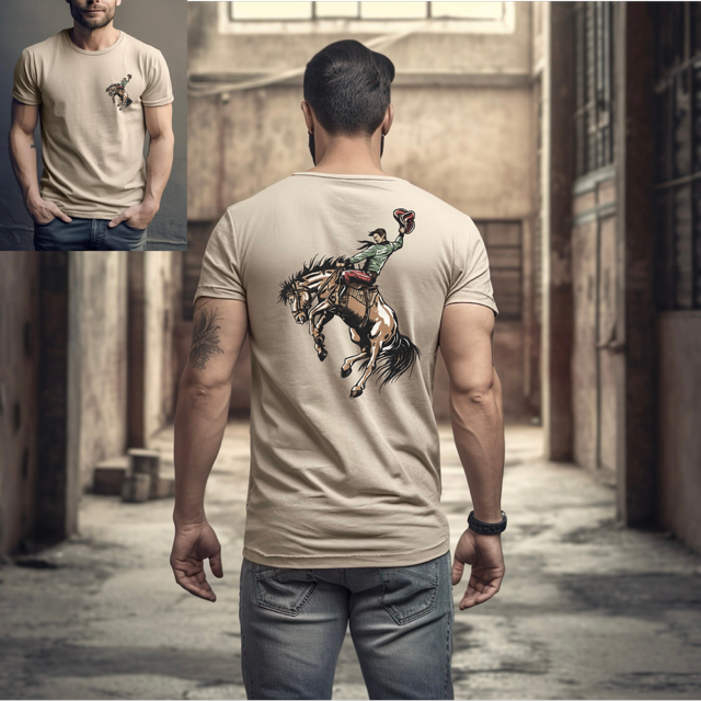 Hold On Tight Western Rider Graphic Tee