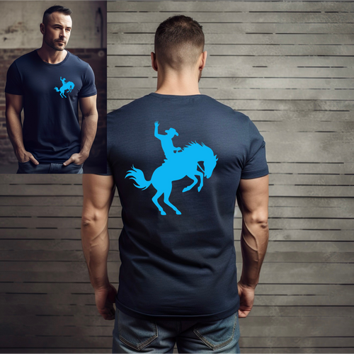 Bucking Bronco Graphic Tee- Multiple Colors Available